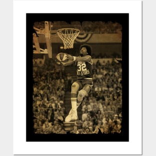Julius Erving - Vintage Design Of Basketball Posters and Art